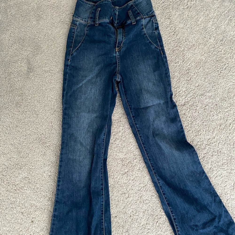 Francesca’s High Rise Flare Jeans